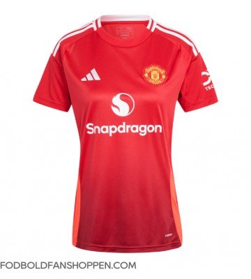 Manchester United Alejandro Garnacho #17 Hjemmebanetrøje Dame 2024-25 Kortærmet